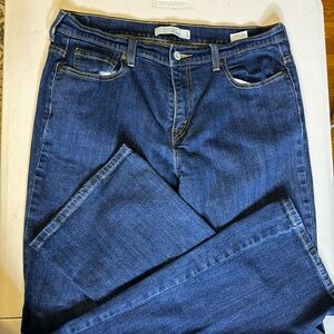 Vintage 2009 Levi Bootcut 515 Jeans 12 Long Medium Dark Wash